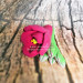 3D Форма силиконовая "Фрезия - один цветок с бутонами"(предварительный заказ)