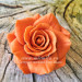 3D Форма силиконовая "Роза Orange Queen"(предварительный заказ)