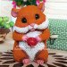 3D Форма силиконовая "Хомячок с вишенкой" (предварительный заказ)