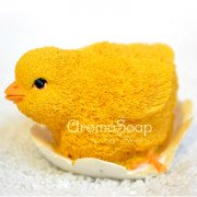 3D форма силиконовая "Цыплёнок в скорлупе №2" (предварительный заказ)