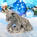 3D Форма силиконовая "Молодой тигр сидящий"