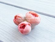 3D Форма силиконовая "3 соцветия пионовидных роз" (предварительный заказ)