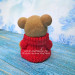 3D Форма силиконовая "Мишка в вязаном свитере" (предварительный заказ)