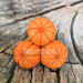 3D Форма силиконовая "Тройник мандаринов очищенных" (предварительный заказ)