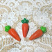3D Форма силиконовая "3 мини морковки" (предварительный заказ)