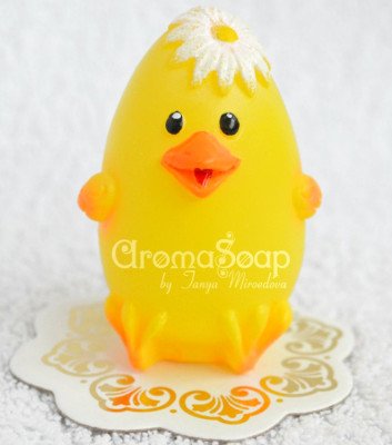 3D форма силиконовая "Яйцо-цыпленок" (предварительный заказ)