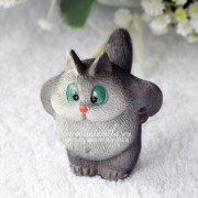 3D  форма силиконовая "Деловой кот"