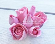 3D Форма силиконовая "Соцветие из 7 роз" (предварительный заказ)