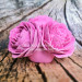 3D Форма силиконовая "Тройник роз Pink"