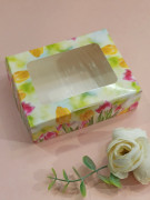 Коробка с окошком "Тюльпаны", 10х8х3 см